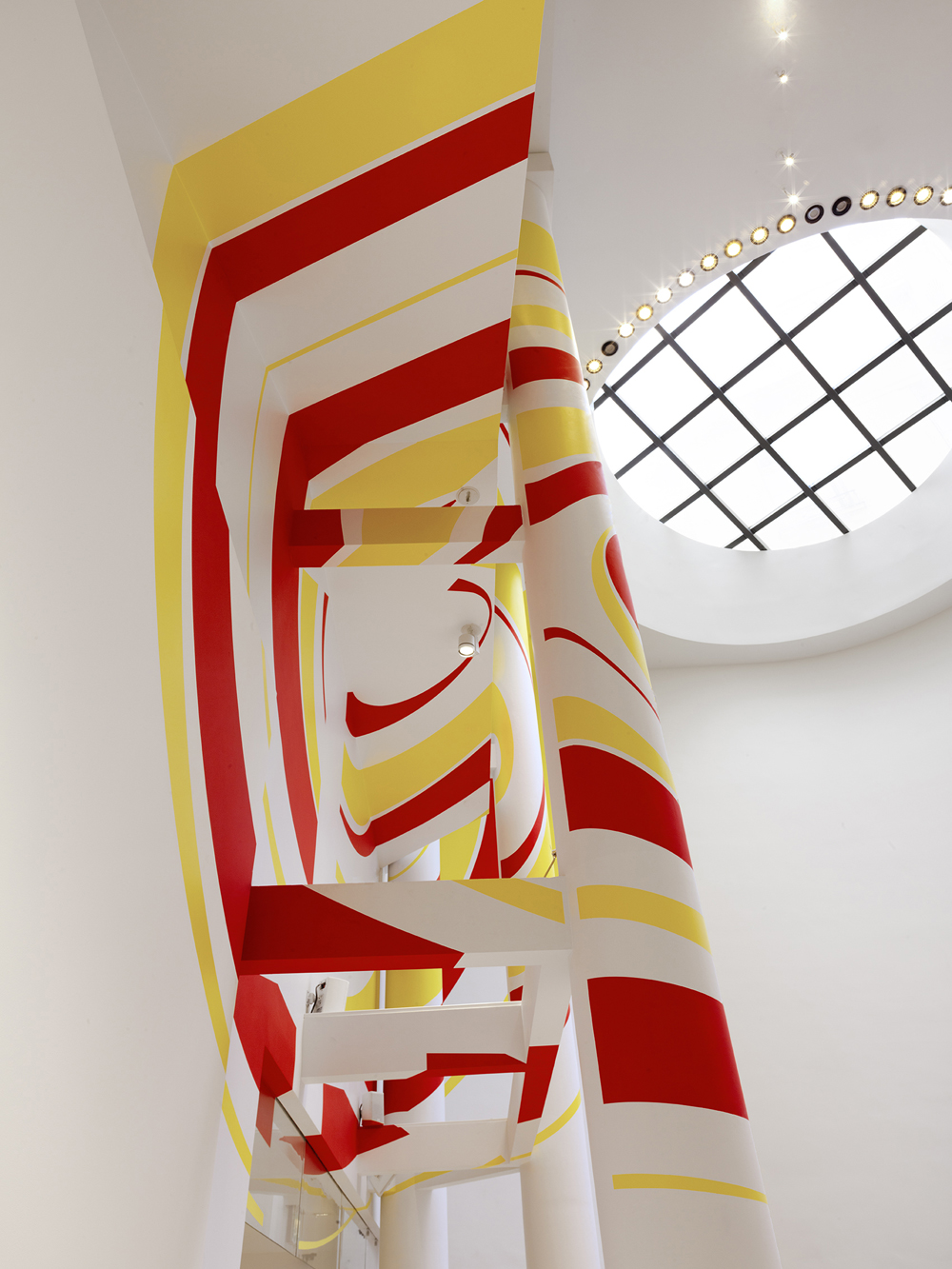 Disques évidés excentriques, as part of special commission., 9 Avenue Matignon, Paris until January 2025, 2025, Exhibited at Christie's France headquarters