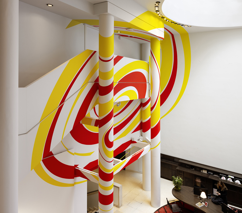 Disques évidés excentriques, as part of special commission., 9 Avenue Matignon, Paris until January 2025, 2025, Exhibited at Christie's France headquarters