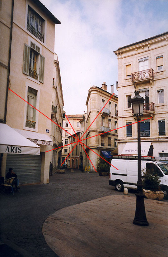 «Incursion/excursion», Nîmes, France, 2000, Incursion/excursion