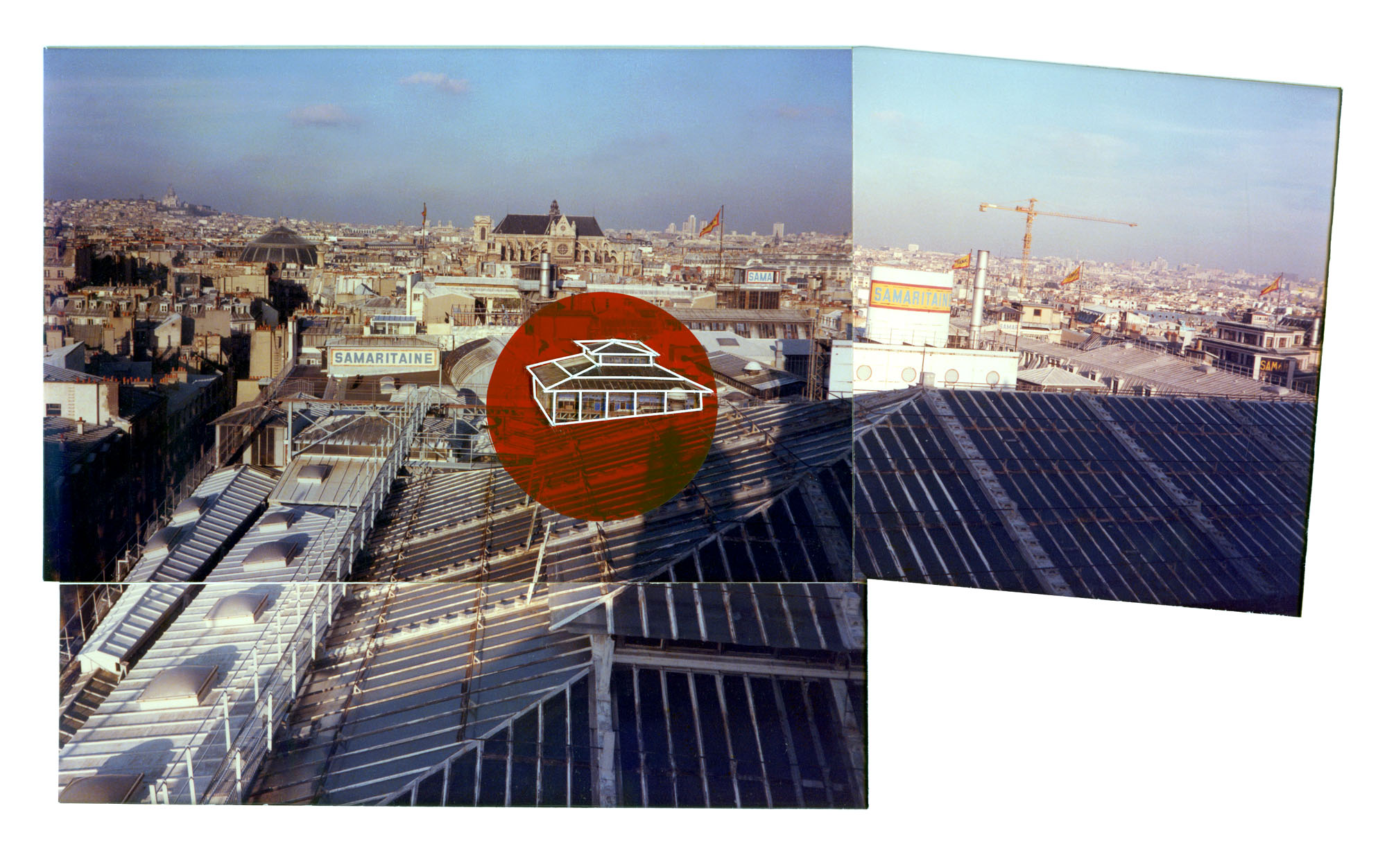 «Toits de la Samaritaine», Paris, France, 1984, Toits de la Samaritaine