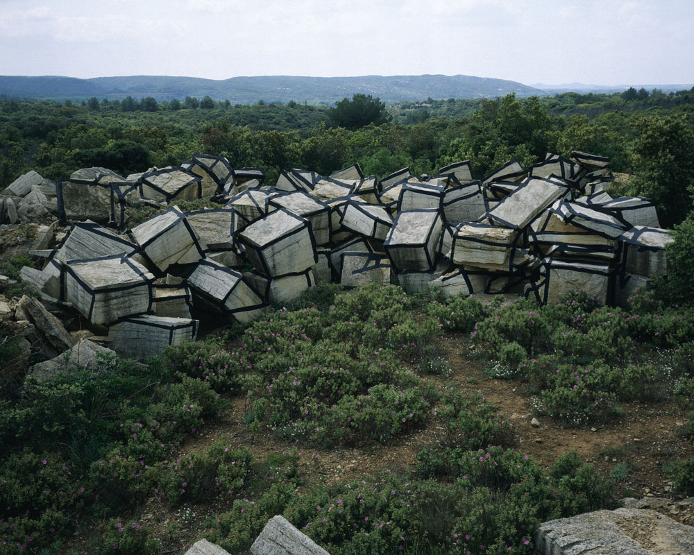 exposition Carrière de peintresCastillon du Gard 1983FrancePhoto: Antoine De Roux