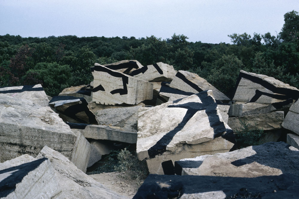 exposition Carrière de peintresCastillon du Gard, 1983FrancePhoto: Antoine De Roux