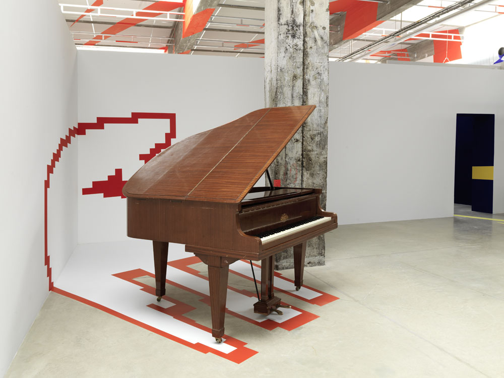 actualisation n°1, exposition personnelle : "suite d’éclats" HAB Galerie (Hangar à Bananes) Nantes, 2013Photo: André Morin