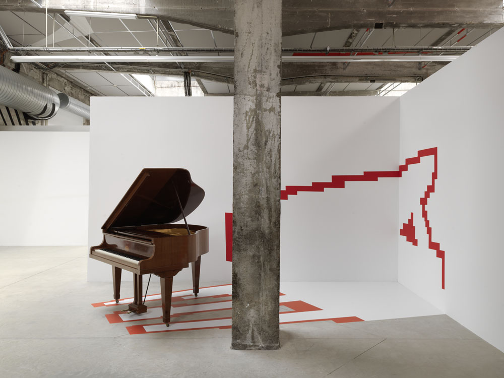 actualisation n°1, exposition personnelle : "suite d’éclats" HAB Galerie (Hangar à Bananes) Nantes, 2013Photo: André Morin