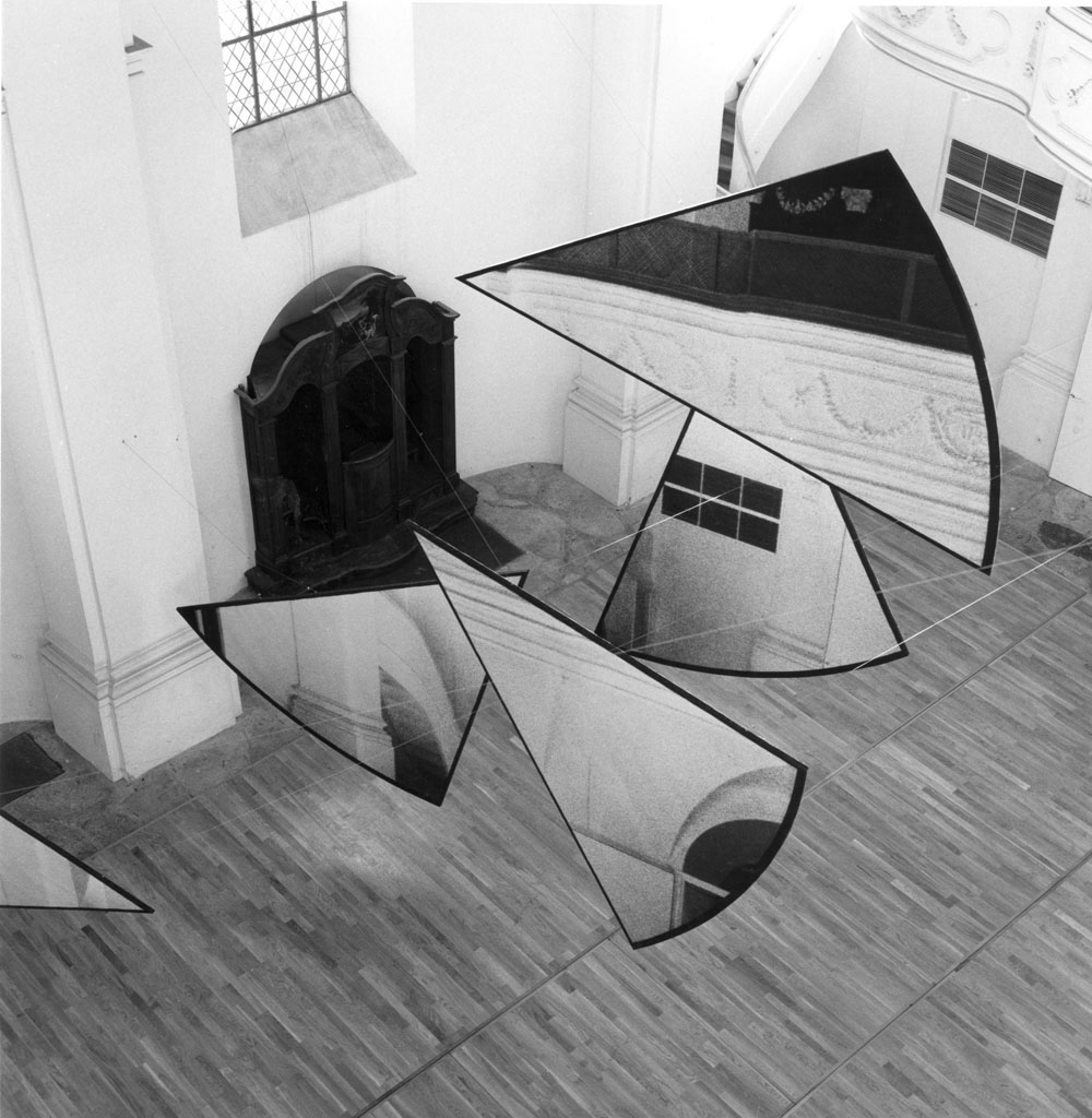 Exposition Personnelle Musée cantonal des beaux-arts, Sion 1985 (détail installation)Collection du Musée cantonal des beaux-arts, sion