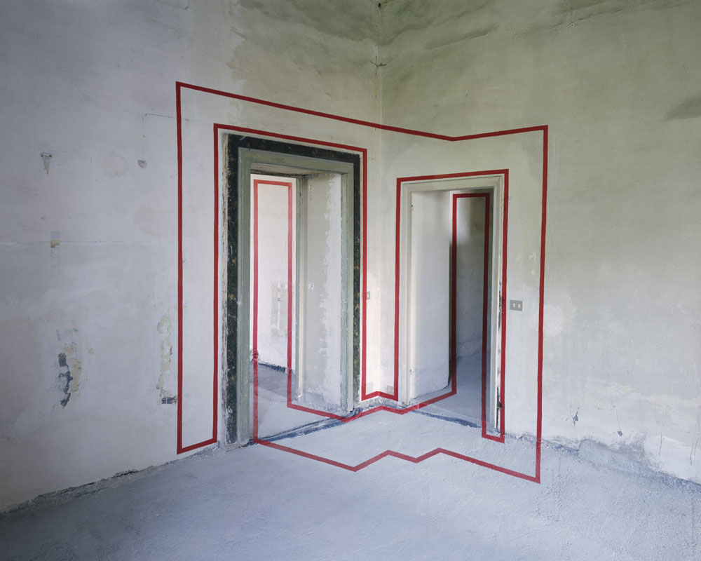 Exposition Villa RedentaSpoleto, 1986Peinture acryliquePhtotgraphie Antoine De Roux
