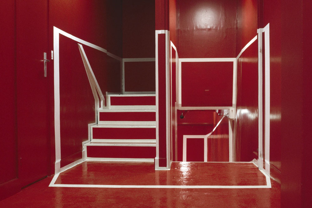 Exposition personnelleGalerie Claire Burrus, Paris, 1986Peinture acryliquePhotographie Antoine De Roux