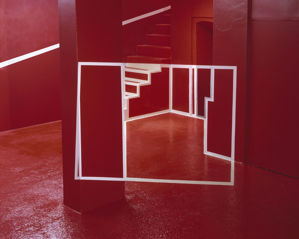 Exposition personnelleGalerie Claire Burrus, Paris, 1986Peinture acryliquePhotographie Antoine De Roux