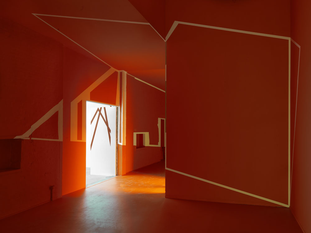 Exposition personnelleGalerie Claire Burrus, Paris, 1986Peinture acryliquePhotographie Antoine De Roux