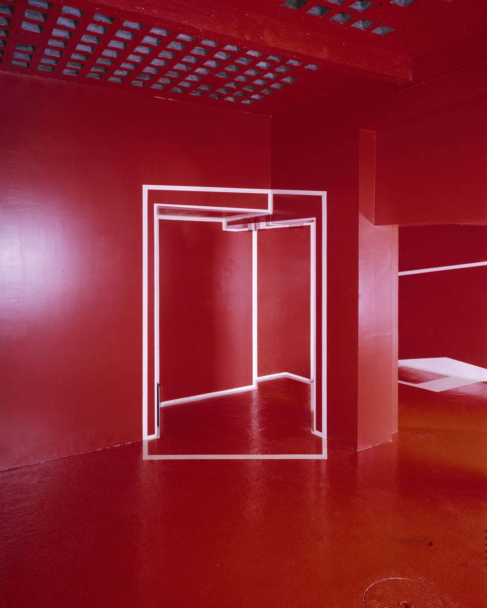 Exposition personnelleGalerie Claire Burrus, Paris, 1986Peinture acryliquePhtographie Antoine De Roux