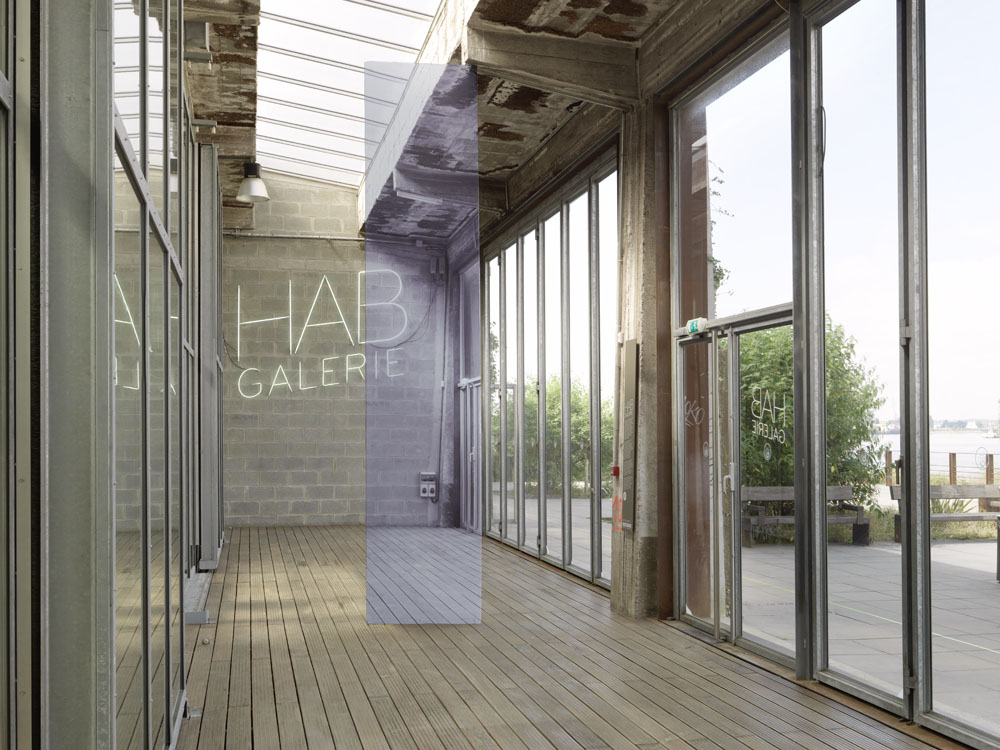 actualisation n°1, exposition personnelle : "suite d’éclats" HAB Galerie (Hangar à Bananes) Nantes, 2013Photo: André Morin
