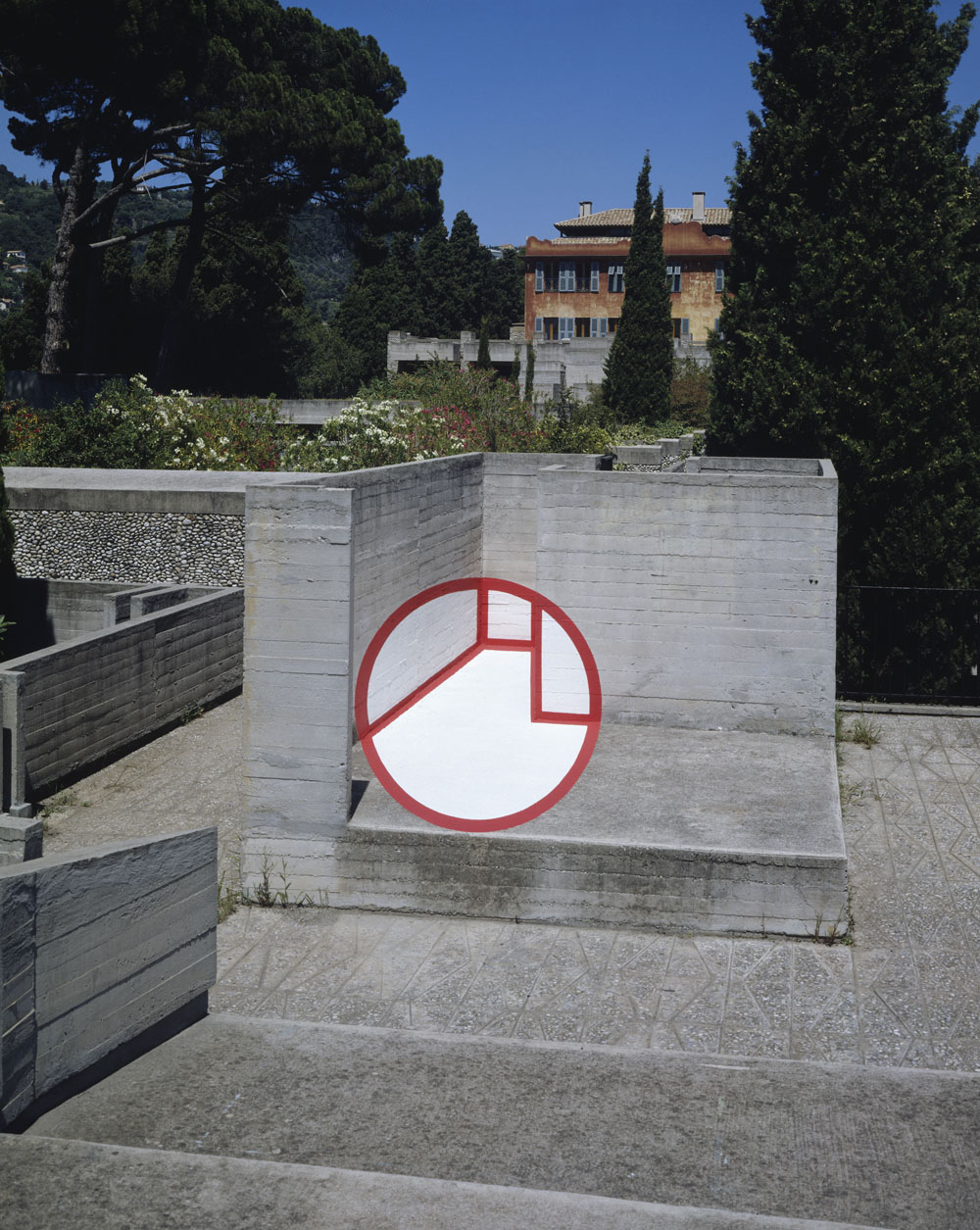 Exposition Sous le Soleil 1Villa Arson , Nice, 1988Peinture acryliquePhotographie Philippe Gronon