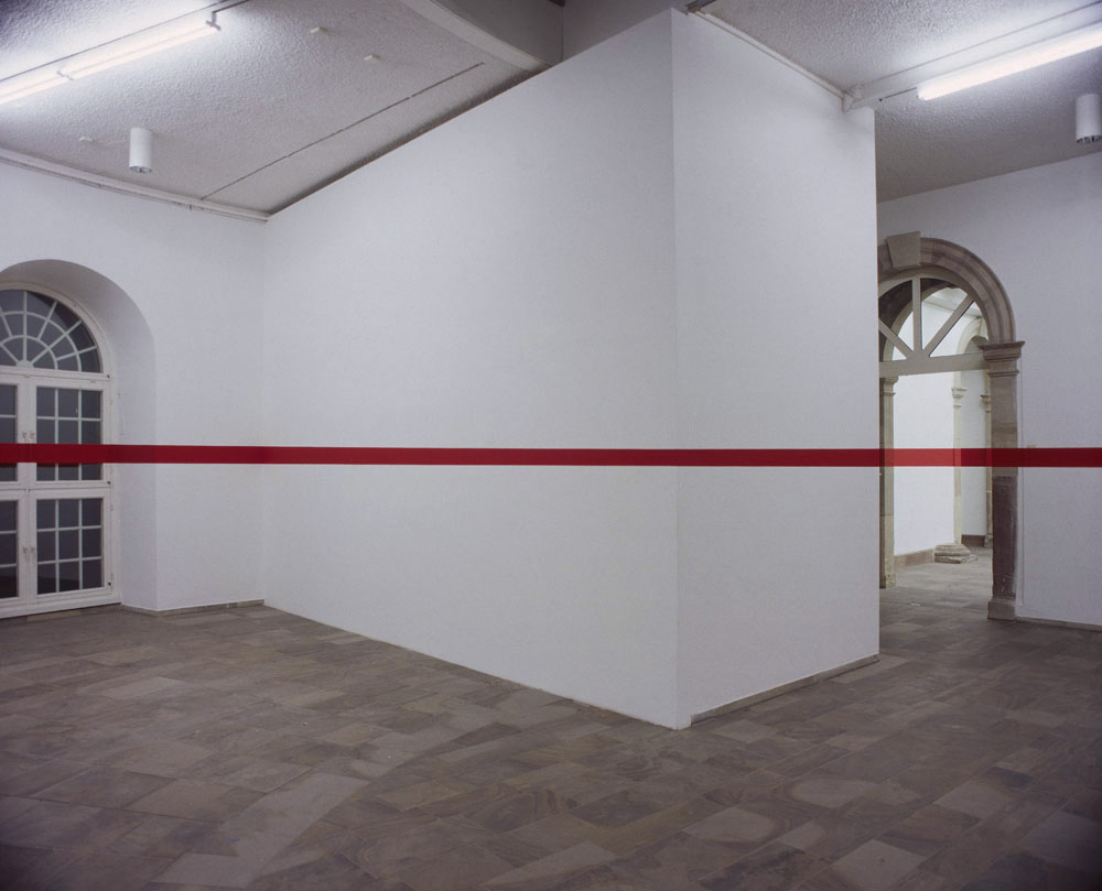 Exposition Französische Künstler im Museum FridericianumKassel, 1989Collection du centre Georges PompidouPeinture acryliquePhotographie André Morin