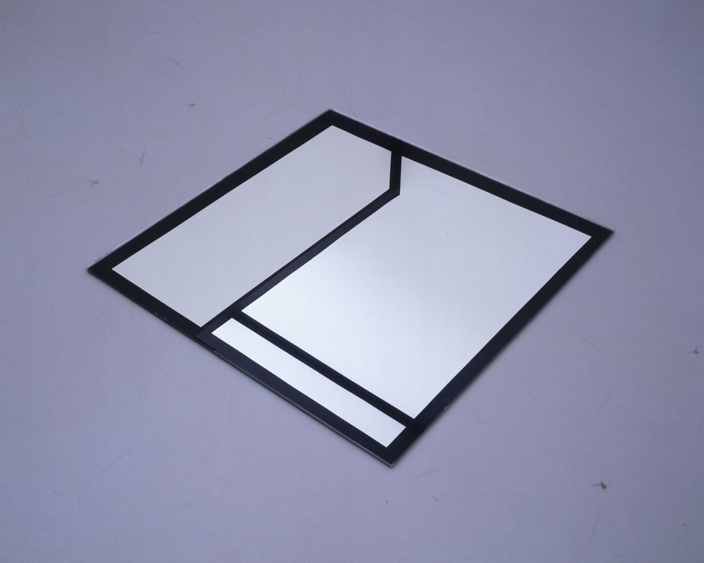Carré au sol aux quatre coins, noirs n°1, Rome, Italie, 1990, Rome 1990 / Actualisation n°2, Rome