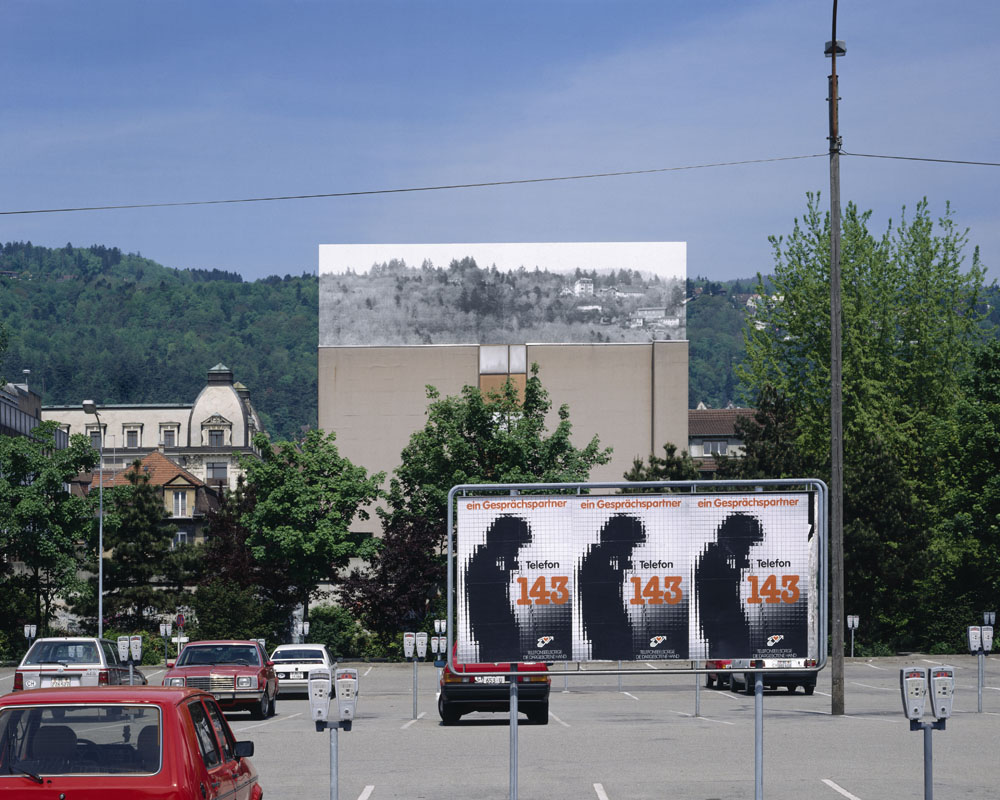 Sans titre, Bienne, Suisse, 1991, "Tabula rasa" 26 artistes dans l'espace urbain