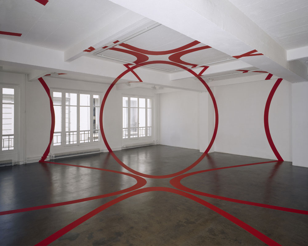 Quatre cercles à cinq mètres, France, Coll. FRAC Bretagne, 1992, Paris