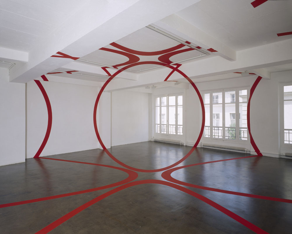 Quatre cercles à cinq mètres, France, Coll. FRAC Bretagne, 1992, Paris