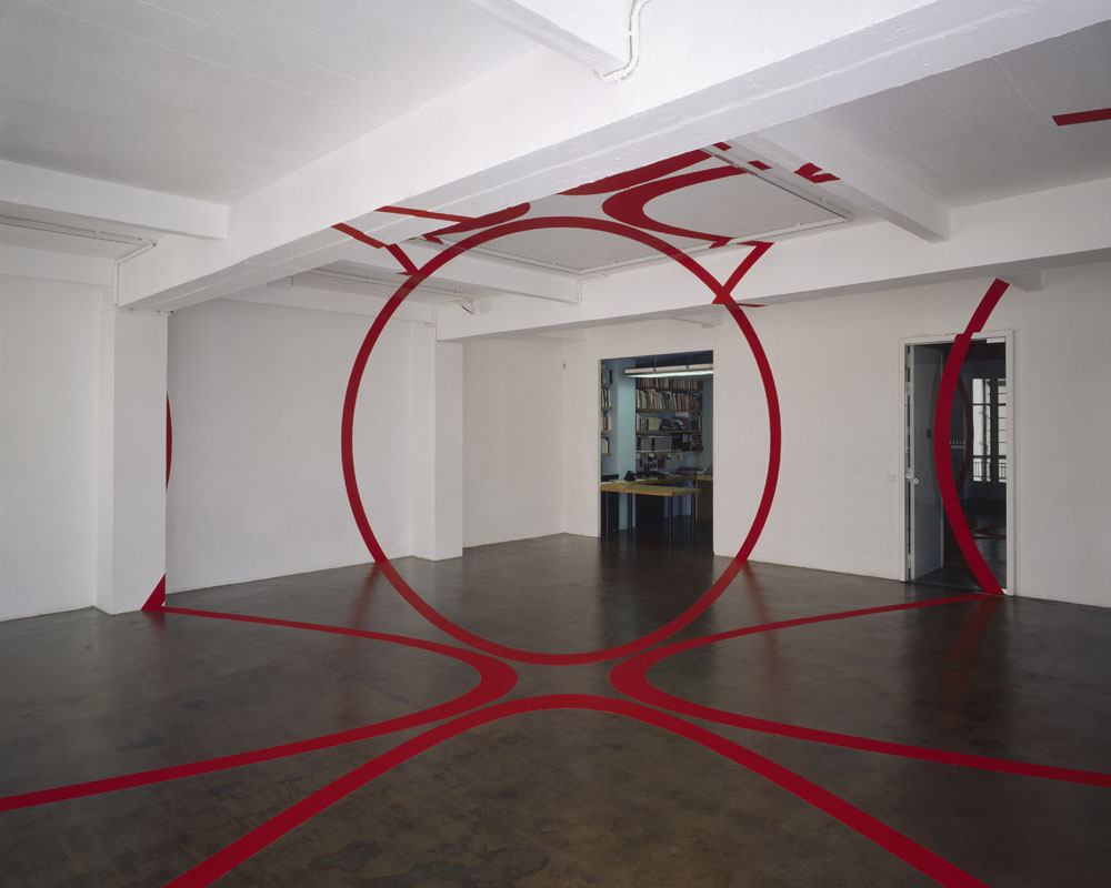 Quatre cercles à cinq mètres, France, Coll. FRAC Bretagne, 1992, Paris