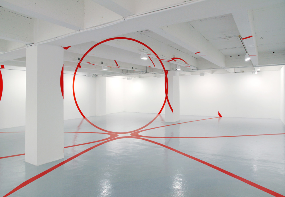 Quatre cercles à cinq mètres, Rennes, France, 2018, 3ème actualisation : Galerie ART & ESSAI