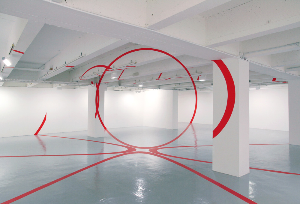 Quatre cercles à cinq mètres, Rennes, France, 2018, 3ème actualisation : Galerie ART & ESSAI