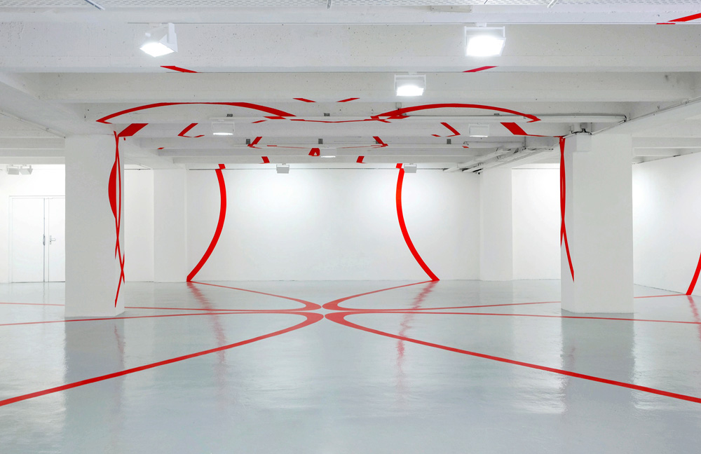 Quatre cercles à cinq mètres, Rennes, France, 2018, 3ème actualisation : Galerie ART & ESSAI