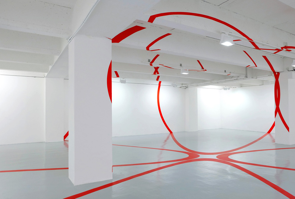 Quatre cercles à cinq mètres, Rennes, France, 2018, 3ème actualisation : Galerie ART & ESSAI