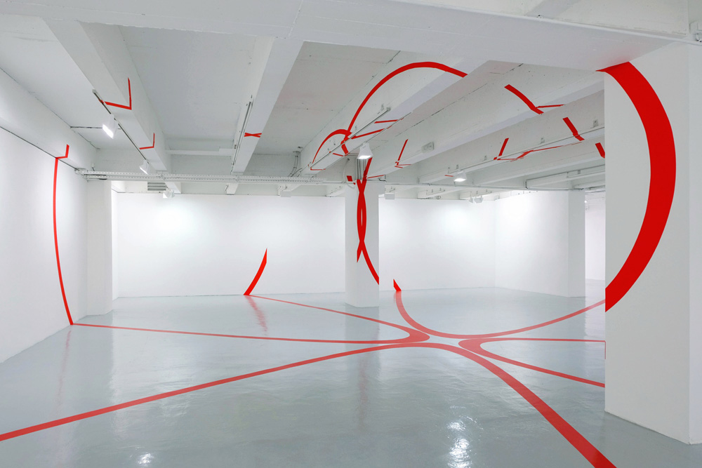 Quatre cercles à cinq mètres, Rennes, France, 2018, 3ème actualisation : Galerie ART & ESSAI