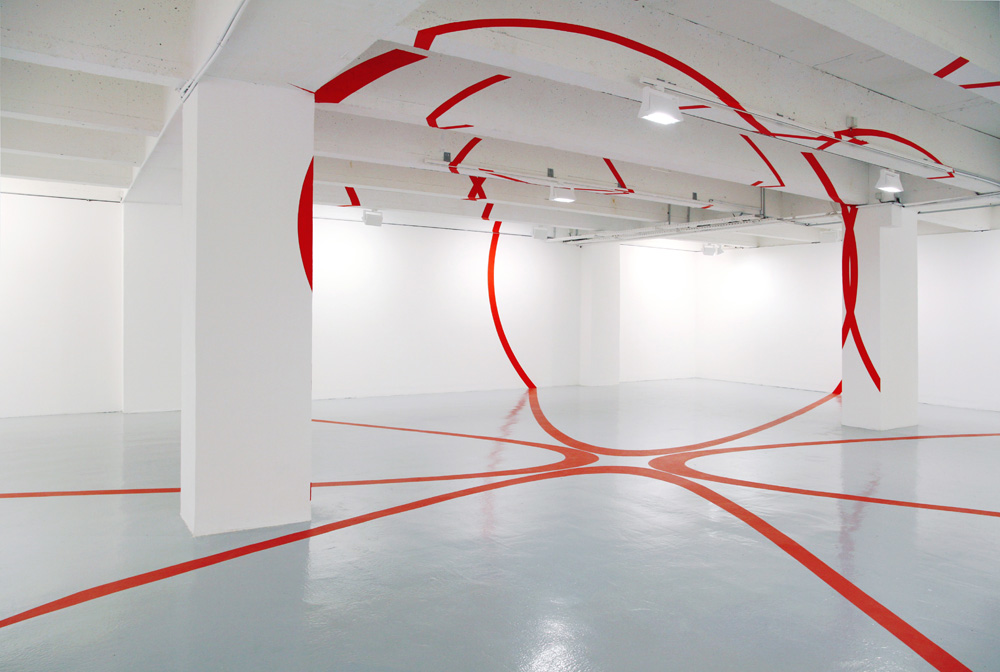Quatre cercles à cinq mètres, Rennes, France, 2018, 3ème actualisation : Galerie ART & ESSAI