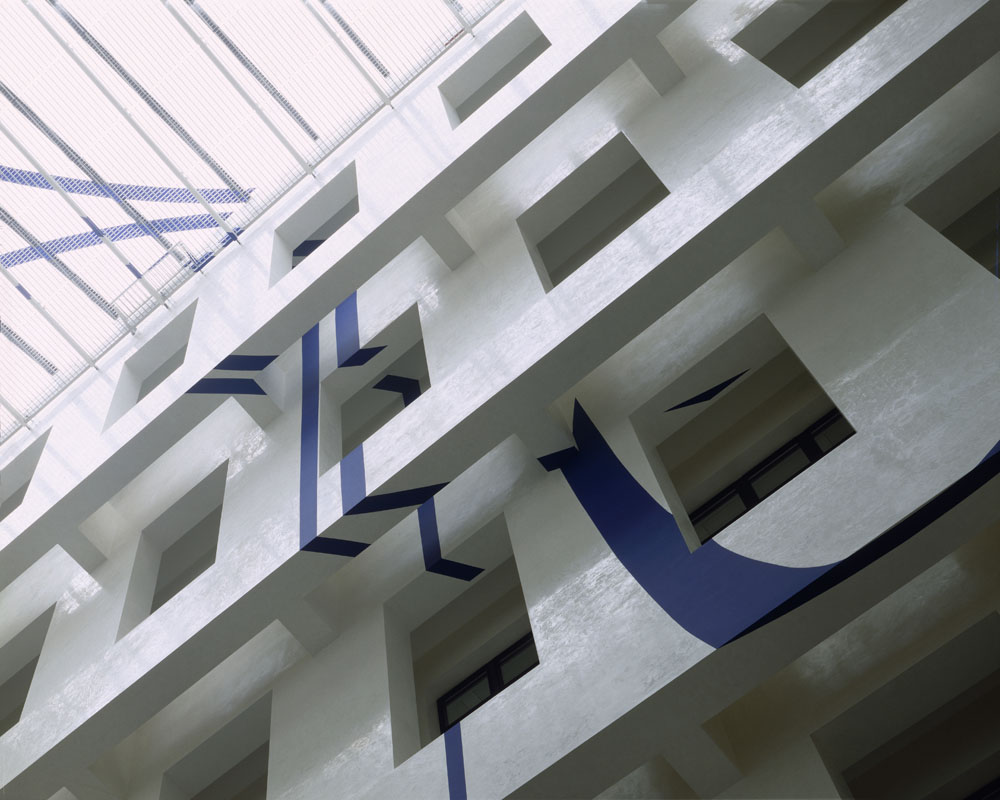 Deux cercles via le rectangle, Suisse, Coll. UBS Suisse, 1994, Bâle