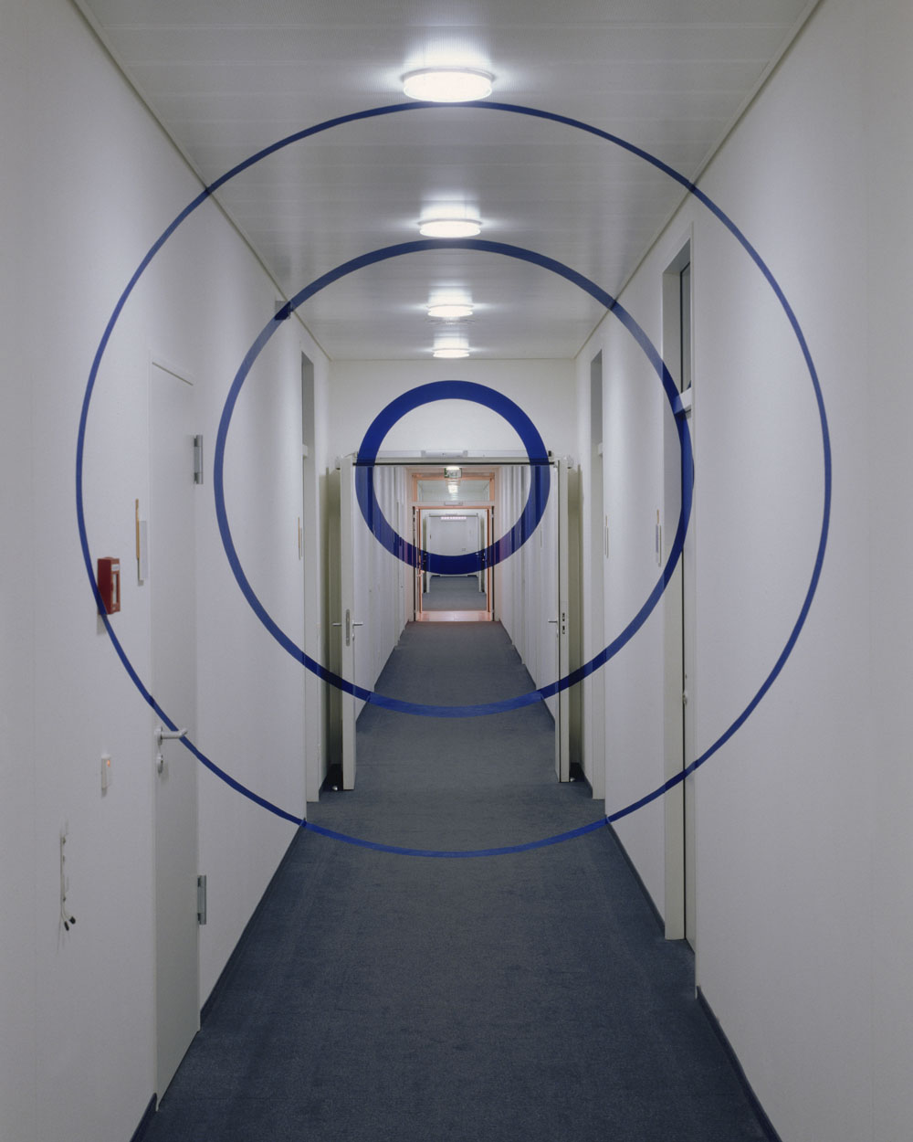 1998 Mai		Commande		Siège central Allianz, Berlin«Trois cercles concentriques pour couloir»©André Morin
