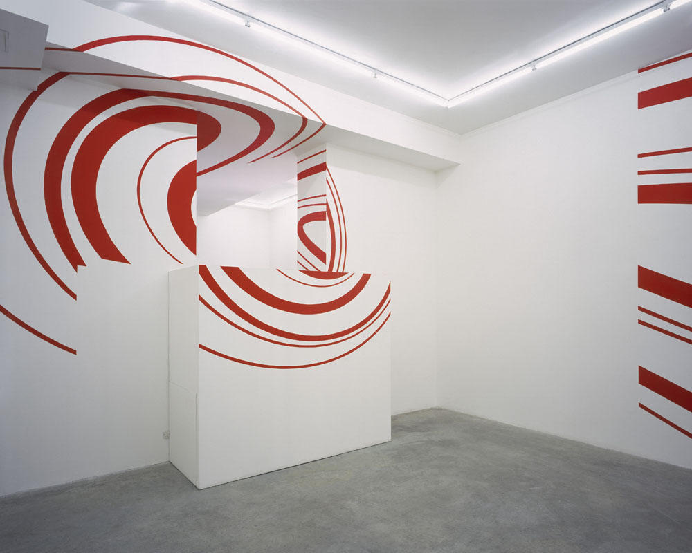 1998 Mai Ex.pers. «8 cercles excentriques n°1» Galerie Jennifer Flay, Paris©André Morin
