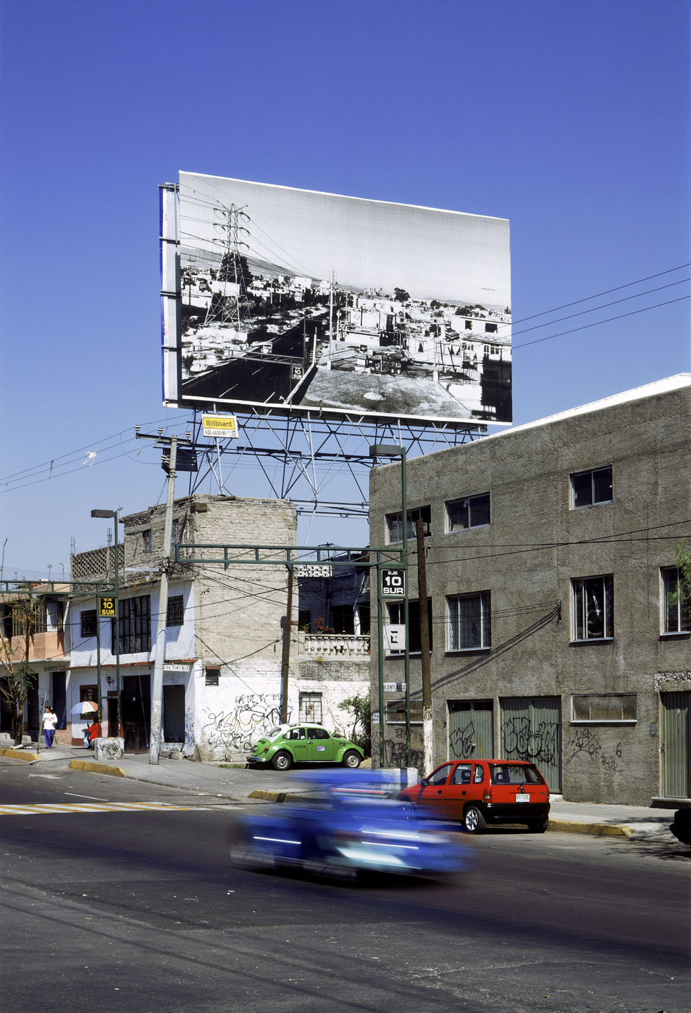 Mexico City, 1999photo jet d'encre sur panneau publicitairePhotographie: André Morin