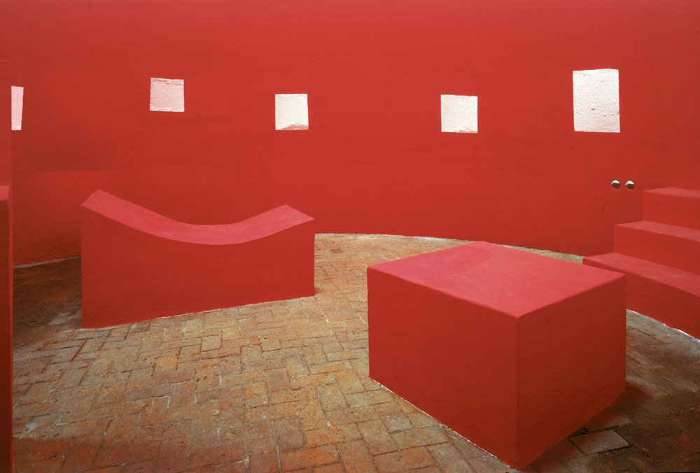 De la réserve et du fond, Mexico City, Mexique, 1999, Arte in Situ/Torre de los Vientos