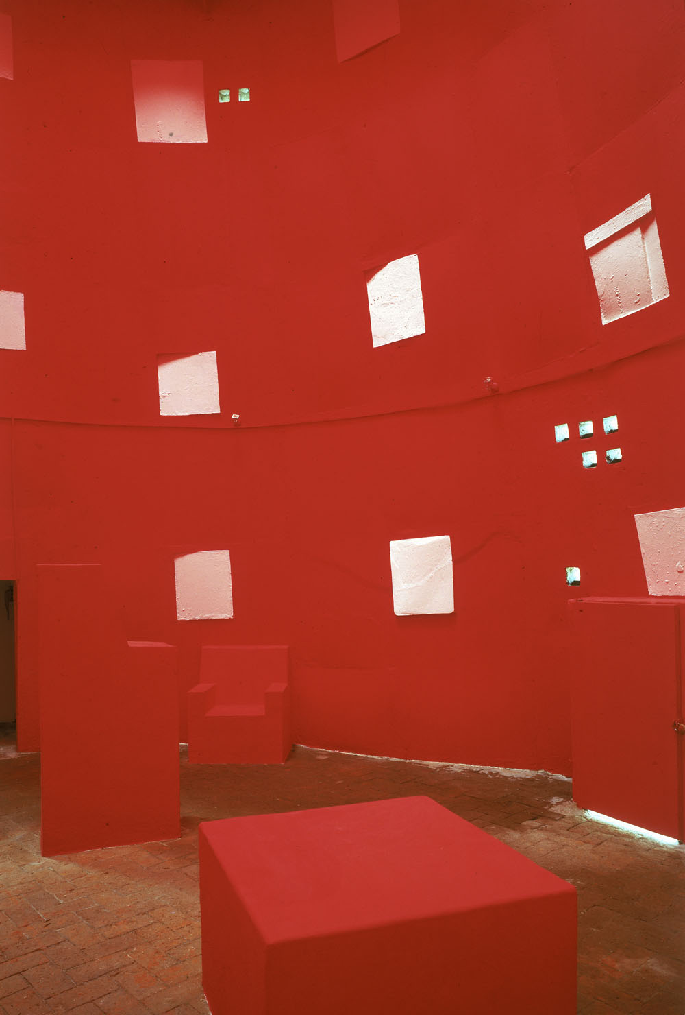 De la réserve et du fond, Mexico City, Mexique, 1999, Arte in Situ/Torre de los Vientos