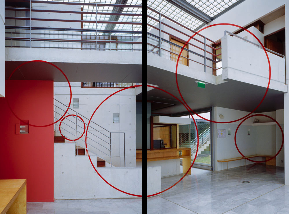 2000 Septembre	Commande		«Cinq cercles en contact” 					Commissariat de Bagneux1% artistique©André Morin