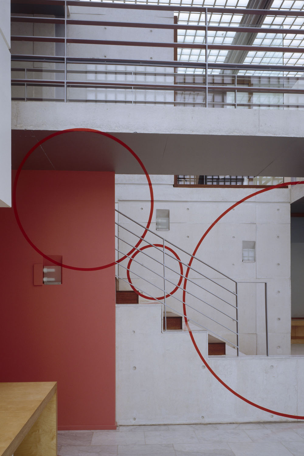 2000 Septembre	Commande		«Cinq cercles en contact” 					Commissariat de Bagneux1% artistique©André Morin