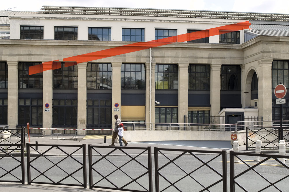 Réactualisation numero 1Rue Ambroise Paré, Paris 2006Collection:Fond Municipal d'Art contemporain de la ville de ParisPhoto; André Morin