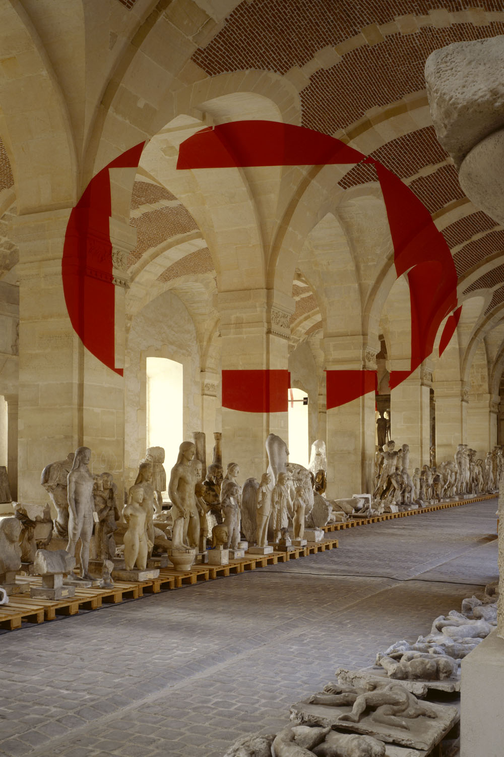 expo: Versailles offLa petite écurie, galerie des moulages, Versailles 2005 (Détail)Photo: André Morin