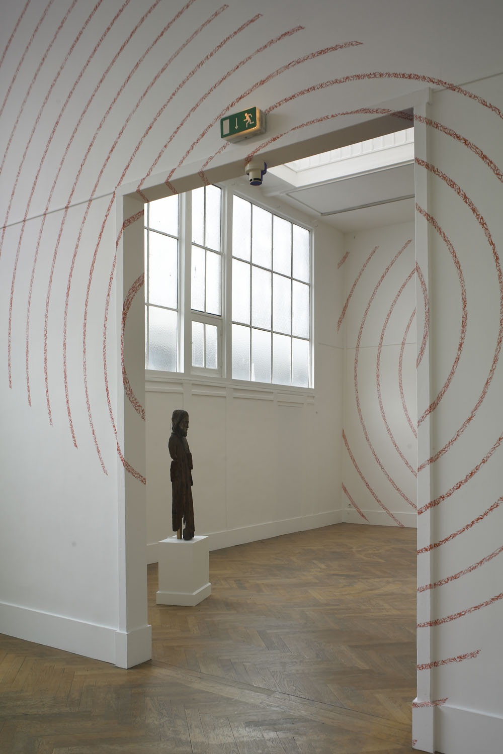 De l&rsquo;angle au rectangle, Musée Bourdelle, Paris, 2006, "Felice Varini au 18, rue Antoine Bourdelle"