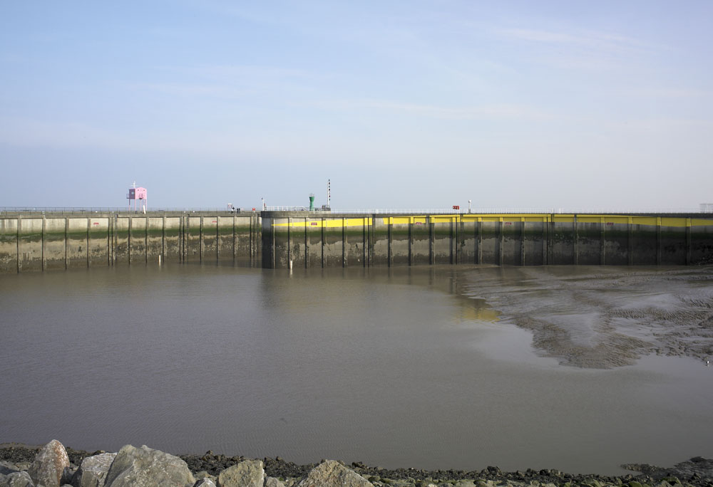 Three ellipses for three locks, Cardiff, Wales, 2007, Cardiff Bay Barrage