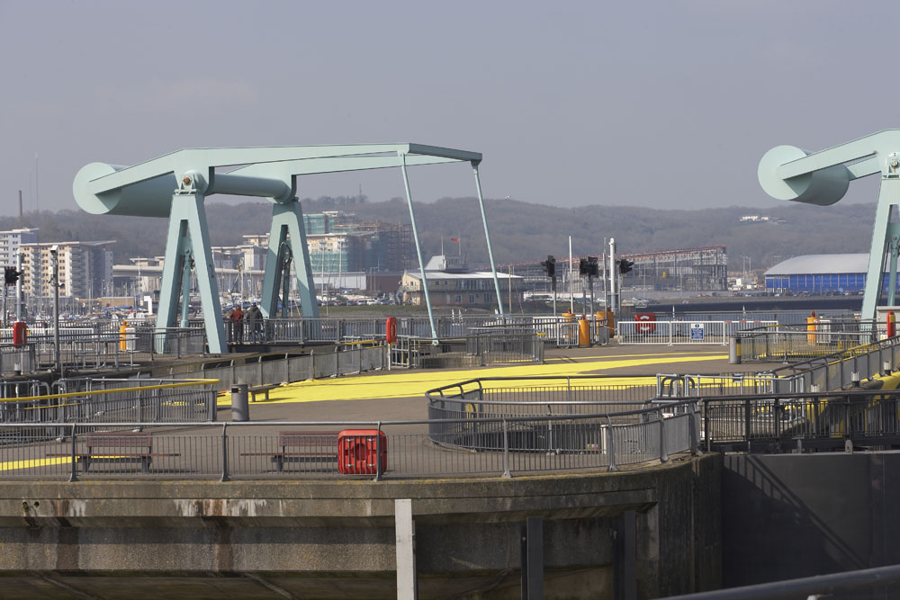 Three ellipses for three locks, Cardiff, Wales, 2007, Cardiff Bay Barrage