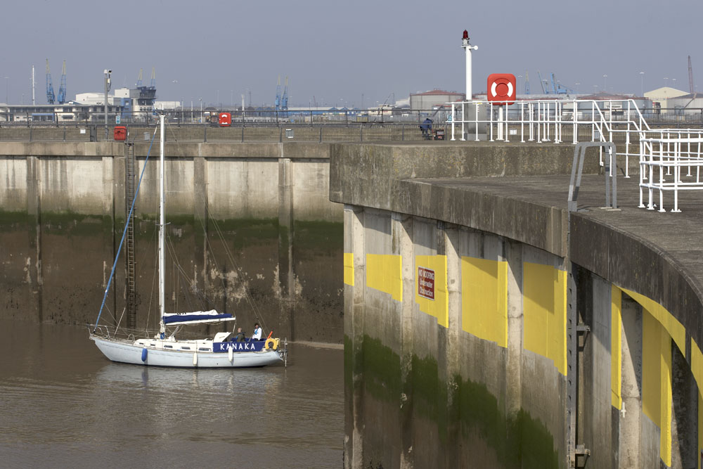 Three ellipses for three locks, Cardiff, Wales, 2007, Cardiff Bay Barrage