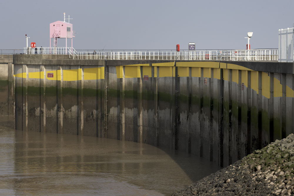 Three ellipses for three locks, Cardiff, Wales, 2007, Cardiff Bay Barrage