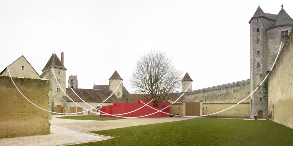 Exposition;"Les sens de la visite"Château de Blandy les ToursBlandy les Tours 2008Photo: André Morin