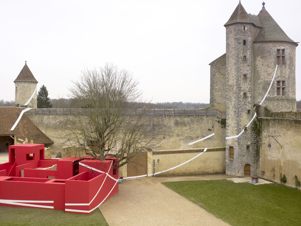 Exposition;"Les sens de la visite"Château de Blandy les ToursBlandy les Tours 2008Photo: André Morin