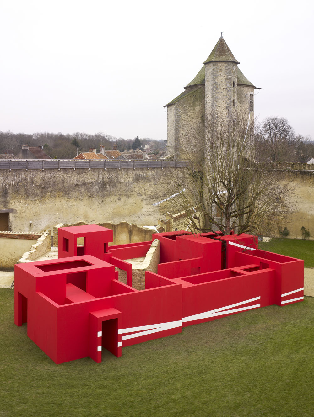 Exposition;"Les sens de la visite"Château de Blandy les ToursBlandy les Tours 2008Photo: André Morin