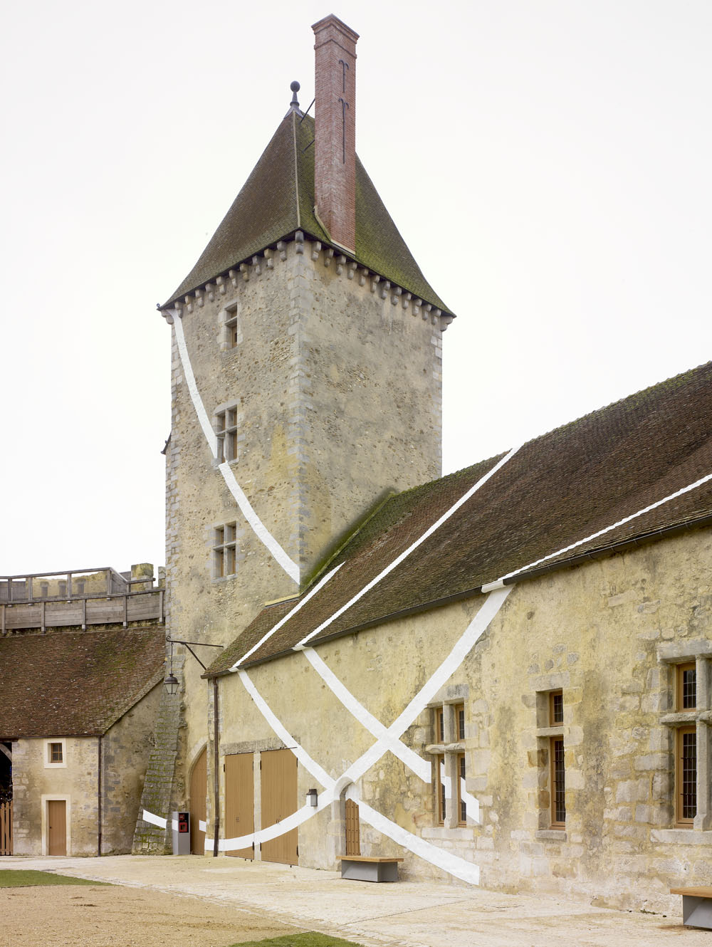 Exposition;"Les sens de la visite"Château de Blandy les ToursBlandy les Tours 2008Photo: André Morin
