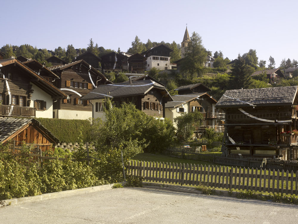 Exposition sur le villageVercorin 2009SuissePhotographie : André Morin