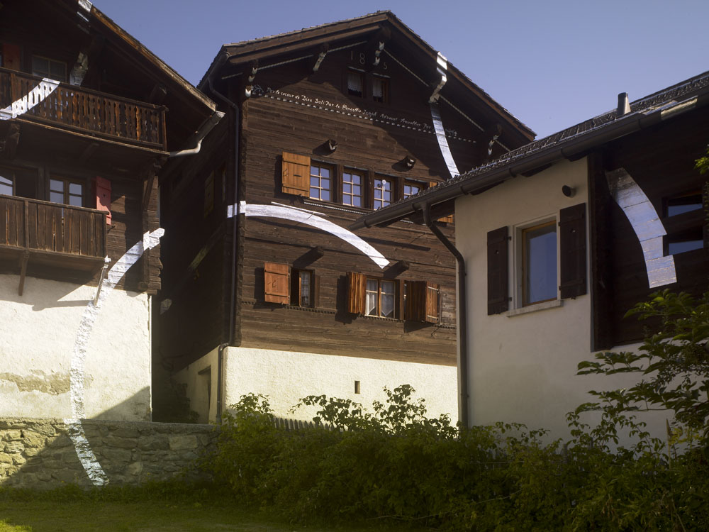 Exposition sur le villageVercorin 2009SuissePhotographie : André Morin