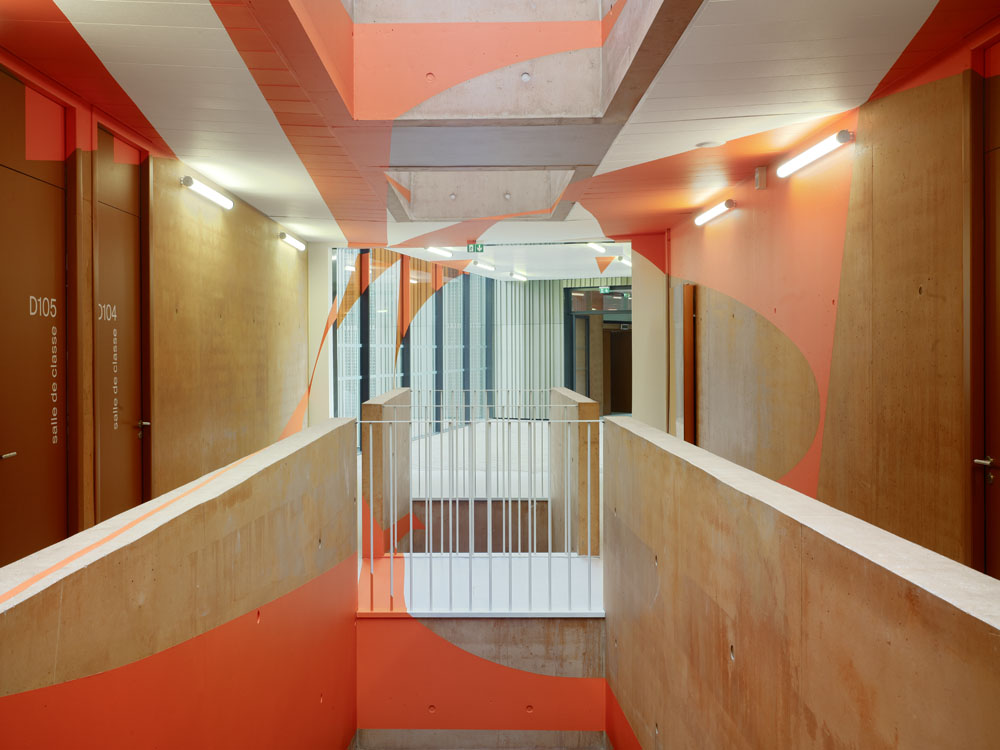 Collège Jean Lurçat, Saint-Denis. 1% artistique. Seine-Saint-Denis 2013Photo: André Morin